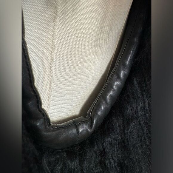 Isabel Marant Black Lambskin Leather Vest Women’s Size 8 (Isabel Marant 3) - Picture 10 of 12
